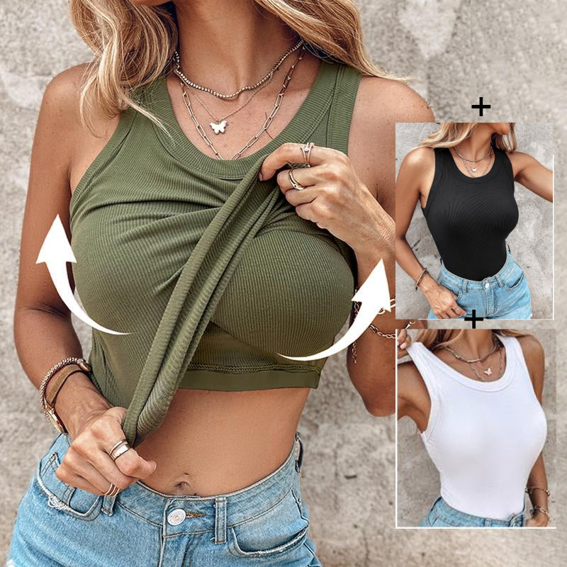 Regata com Sutiã Embutido - [Compre 1 Leve 3] + Brinde Exclusivo!